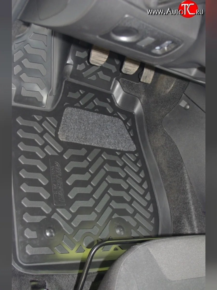 Коврики в салон (без вещевого ящика) Aileron 4 шт. (полиуретан) Лада ВАЗ XRAY (2016-2022)  с доставкой в г. Керчь