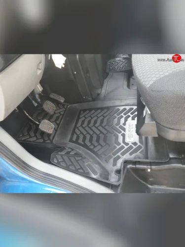 Комплект ковриков в салон (Валдай) Aileron 2 шт. (полиуретан, 1-й ряд) ГАЗ Валдай  (3310) (2004-2016)