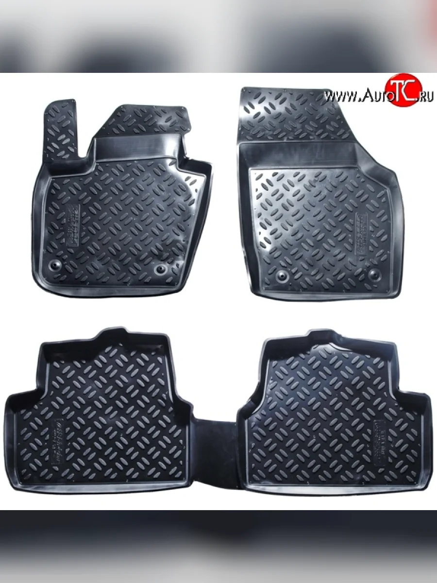 Комплект ковриков в салон Aileron 4 шт. (полиуретан) Audi Q3 8U дорестайлинг (2011-2015)  в Керчи Республика Крым