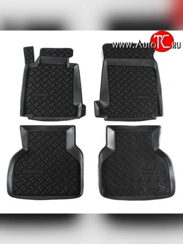 Комплект ковриков в салон Aileron 4 шт. (полиуретан) BMW 7 серия E38 дорестайлинг, седан (1994-1998)