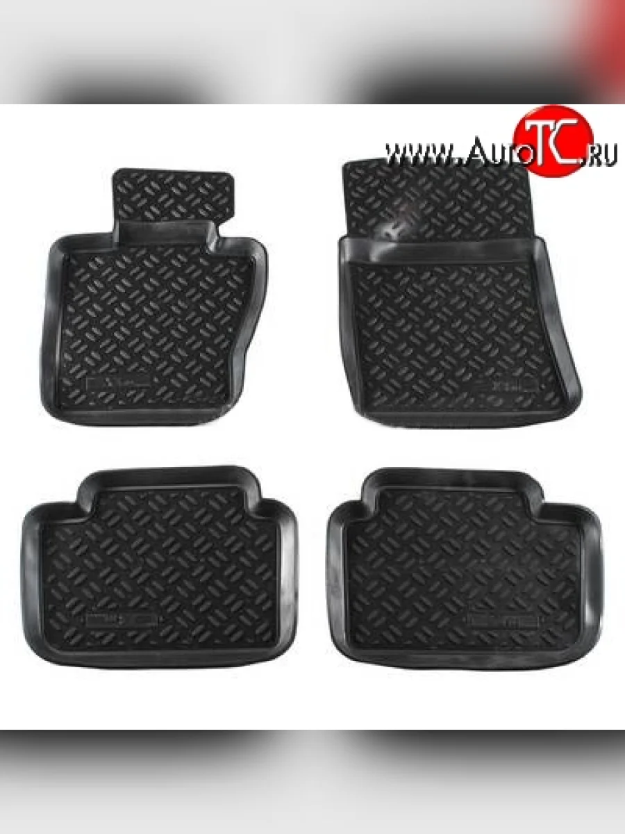 Комплект ковриков в салон Aileron 4 шт. (полиуретан) BMW X3 E83 (2003-2009)  в Самаре Самарской области
