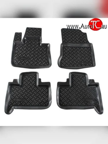 Комплект ковриков в салон Aileron 4 шт. (полиуретан) BMW X5 E53 дорестайлинг (1999-2003)
