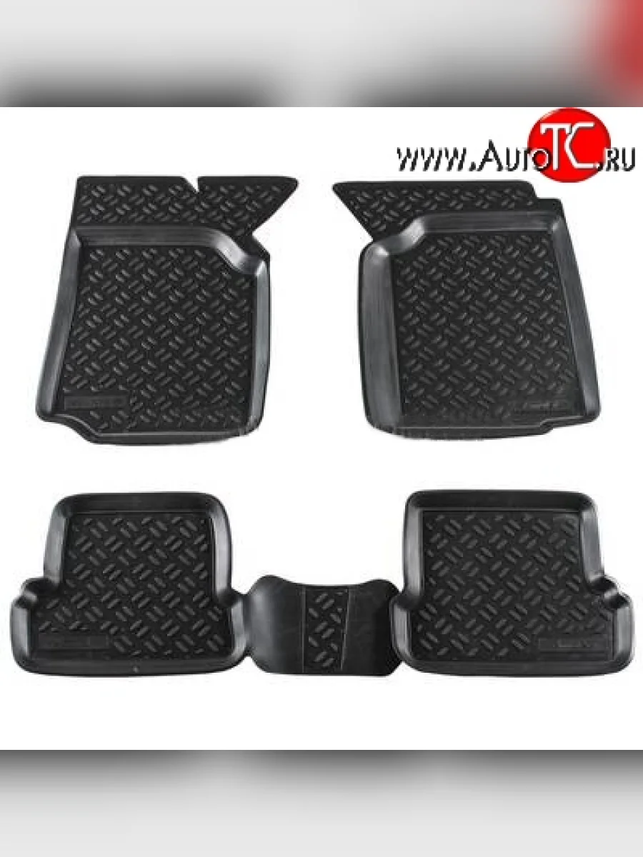 Комплект ковриков в салон Aileron 4 шт. (полиуретан) Chery Amulet (Corda) A15 лифтбэк (2003-2010)  с доставкой в г. Пермь