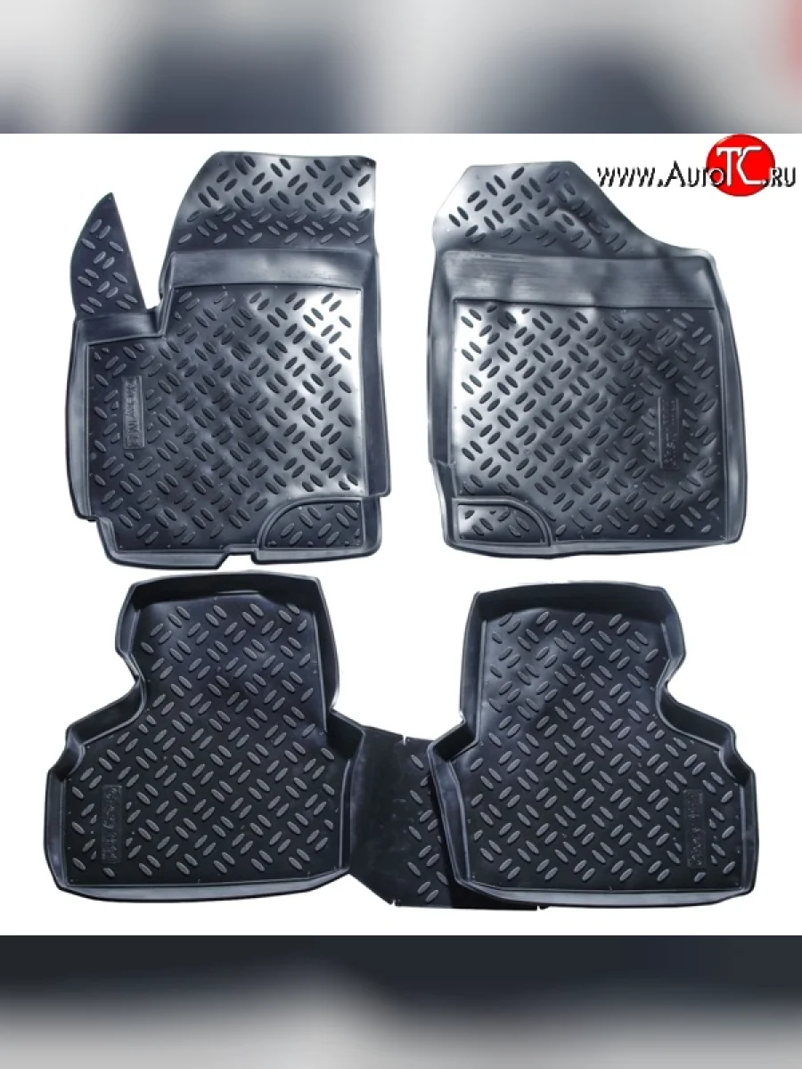 Комплект ковриков в салон Aileron 4 шт. (полиуретан) Chery M11 A3 седан (2010-2016)  в Перми Пермском крае