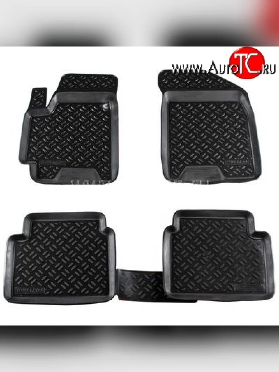 Комплект ковриков в салон Aileron 4 шт. (полиуретан)  Chevrolet Aveo (2006-2011) T250  в Керчи Республика Крым