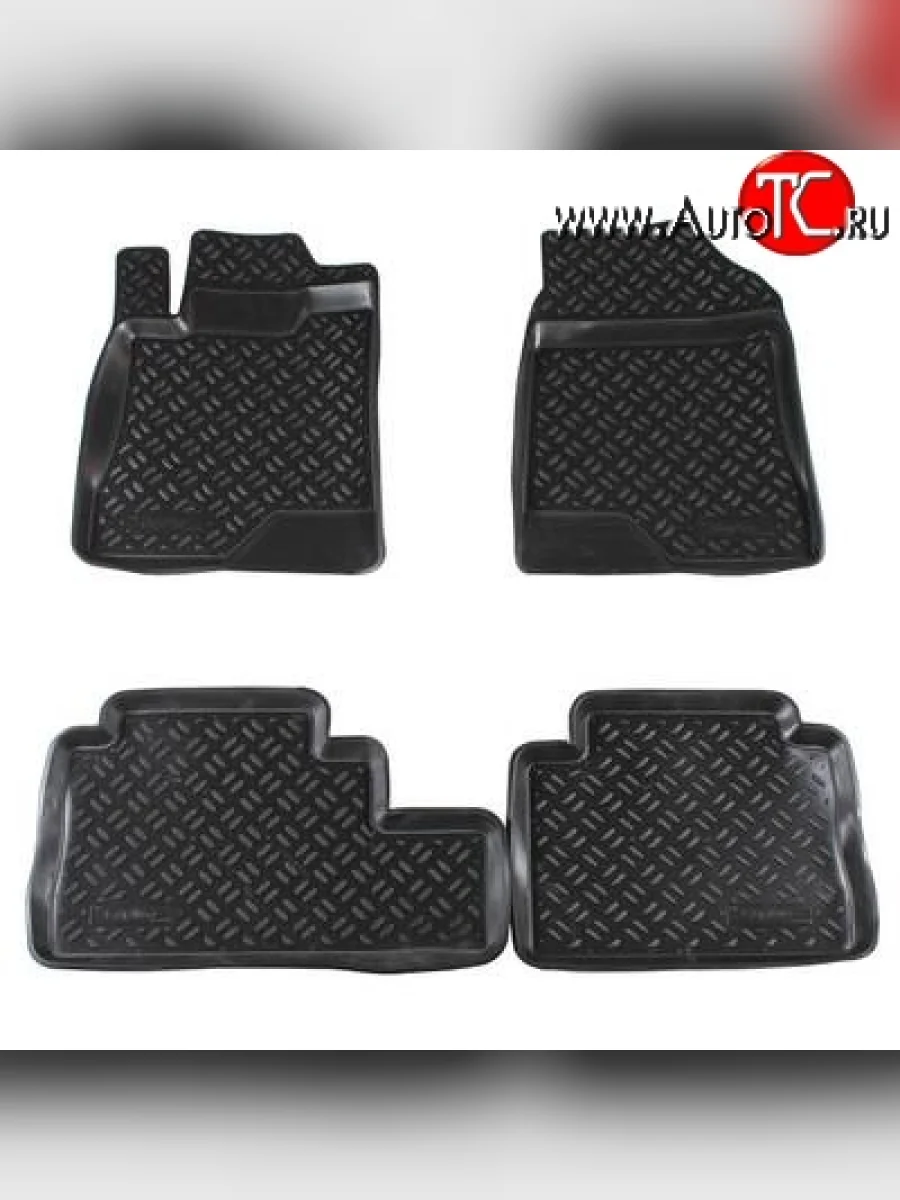 Комплект ковриков в салон Aileron 4 шт. (полиуретан) Chevrolet Captiva  дорестайлинг (2006-2011)  с доставкой в г. Пермь