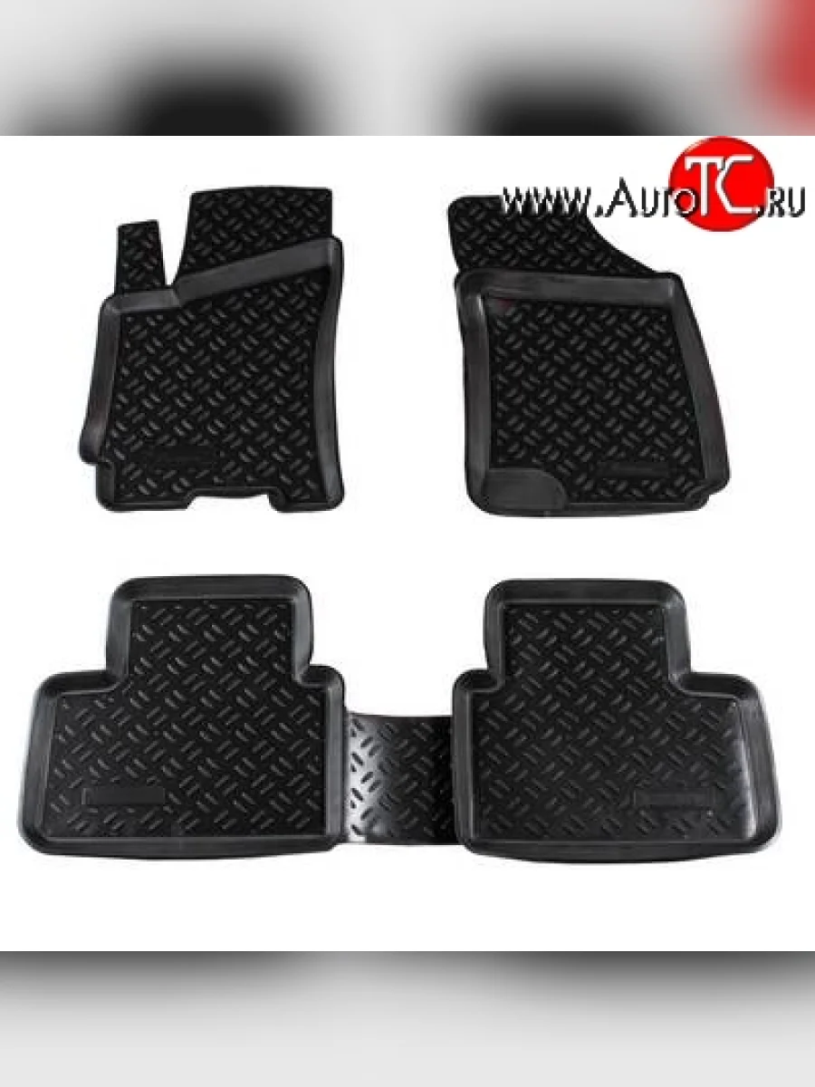 Комплект ковриков в салон Aileron 4 шт. (полиуретан) Daewoo Lanos T100 хэтчбэк 5 дв. дорестайлинг (1997-2002)  в Перми Пермском крае