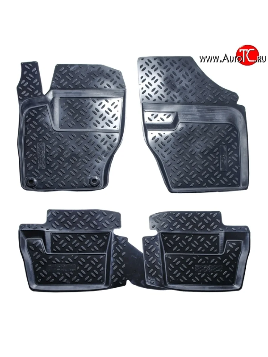 Комплект ковриков в салон Aileron 4 шт. (полиуретан) CITROEN DS4 PF1 дорестайлинг,хэтчбэк 5дв. (2010-2015)  с доставкой в г. Керчь