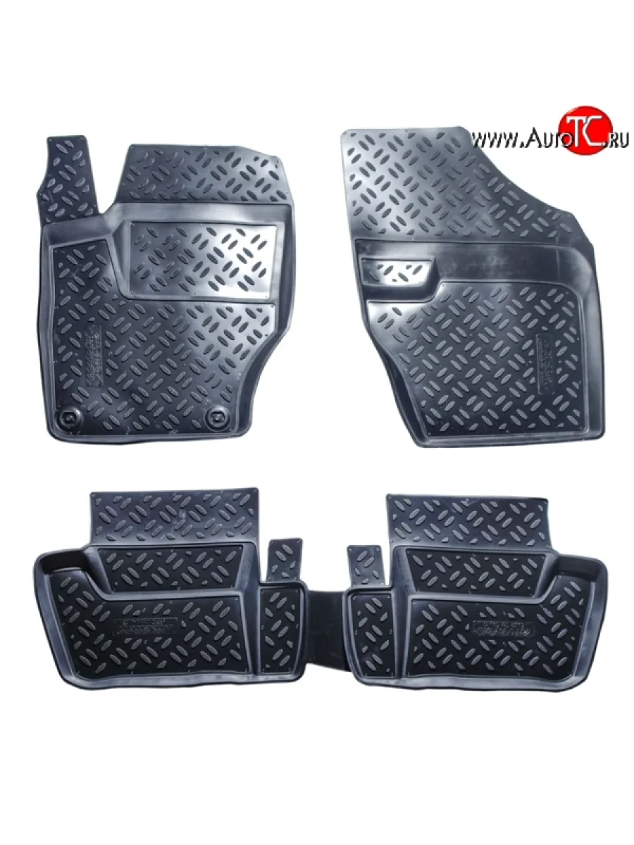 Комплект ковриков в салон (седан) Aileron 4 шт. (полиуретан) CITROEN C4 B7 хэтчбэк 5 дв. (2011-2018)  в Самаре Самарской области