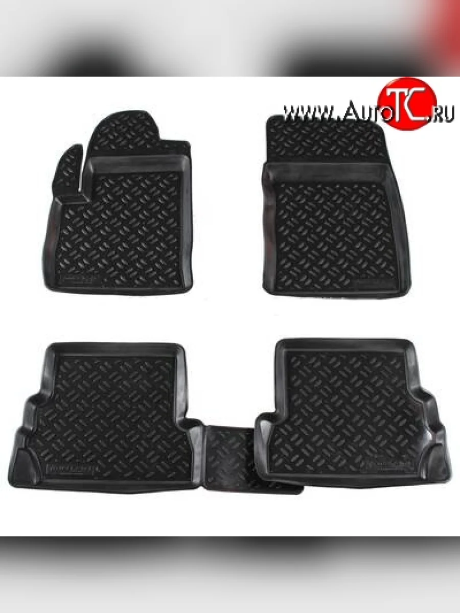 Комплект ковриков в салон Aileron 4 шт. (полиуретан) Ford Fusion 1 хэтчбэк дорестайлинг (2002-2005)  с доставкой в г. Керчь