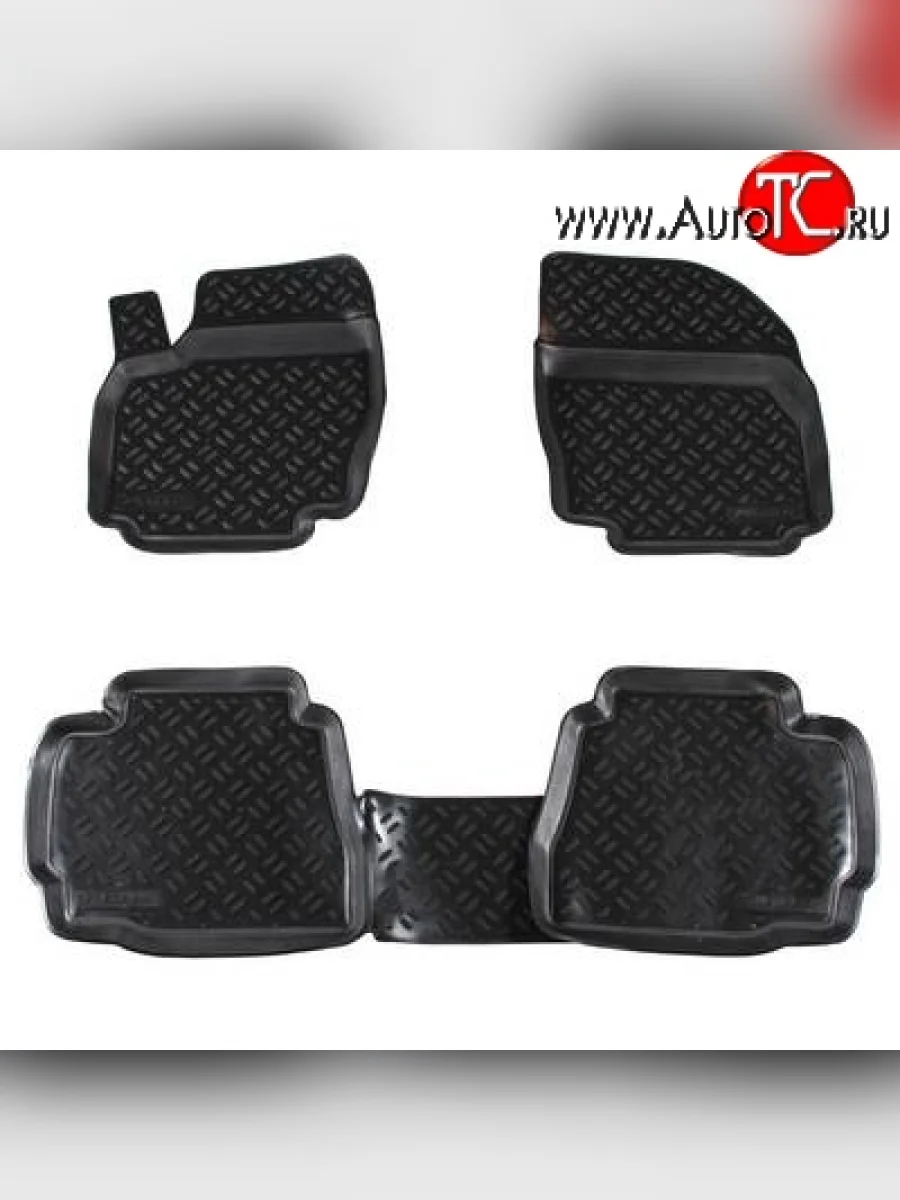 Комплект ковриков в салон Aileron 4 шт. (полиуретан) Ford Mondeo Mk4,BD дорестайлинг, седан (2007-2010)  с доставкой в г. Керчь