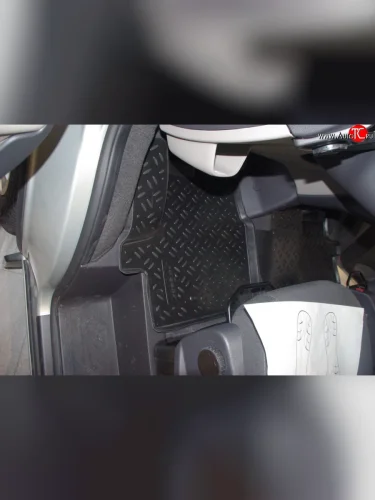 Коврики в салон Aileron (полиуретан, передние 2 шт.) Ford Tourneo Custom дорестайлинг (2012-2018)