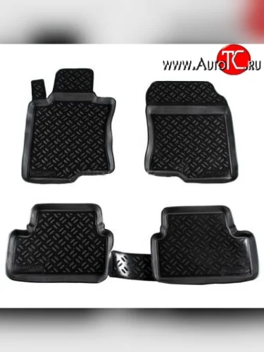 Комплект ковриков в салон Aileron 4 шт. (полиуретан) Honda Accord 8 CU седан дорестайлинг (2008-2011)