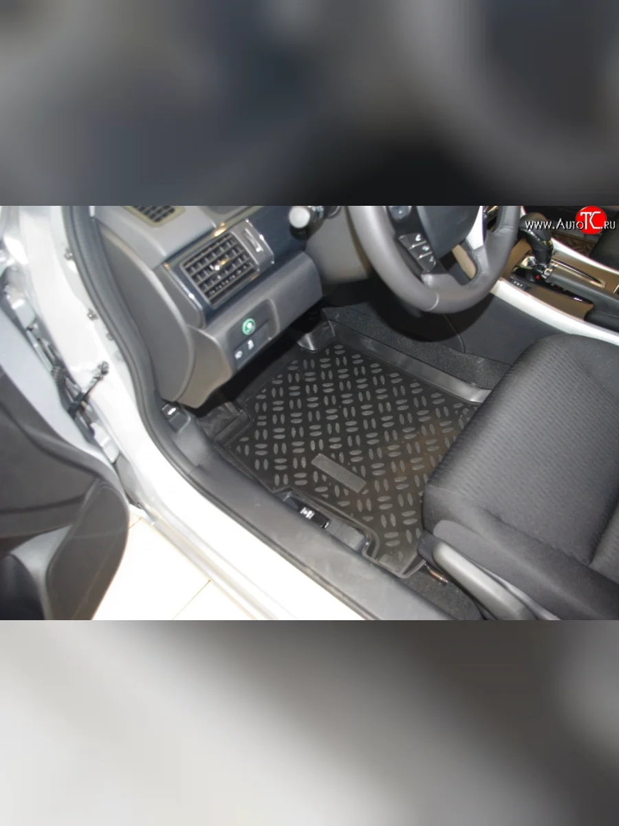 Коврики в салон Aileron 4 шт. (полиуретан) Honda Accord 9 CR седан дорестайлинг (2013-2016)  в Керчи Республика Крым