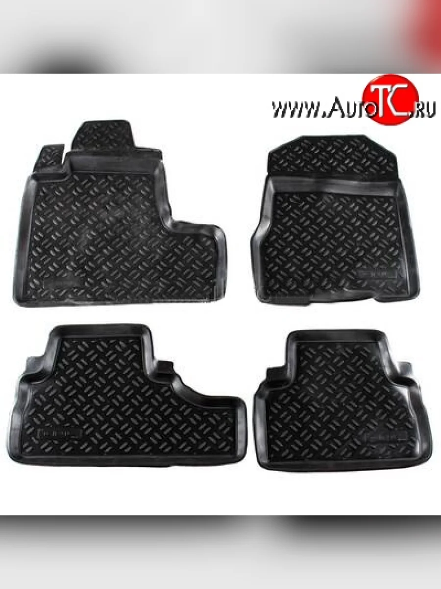 Комплект ковриков в салон Aileron 4 шт. (полиуретан) Honda CR-V RE1,RE2,RE3,RE4,RE5,RE7 дорестайлинг (2007-2010)  с доставкой в г. Пермь