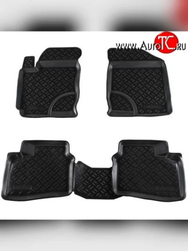 Комплект ковриков в салон Aileron 4 шт. (полиуретан) Hyundai Elantra HD (2006-2011)