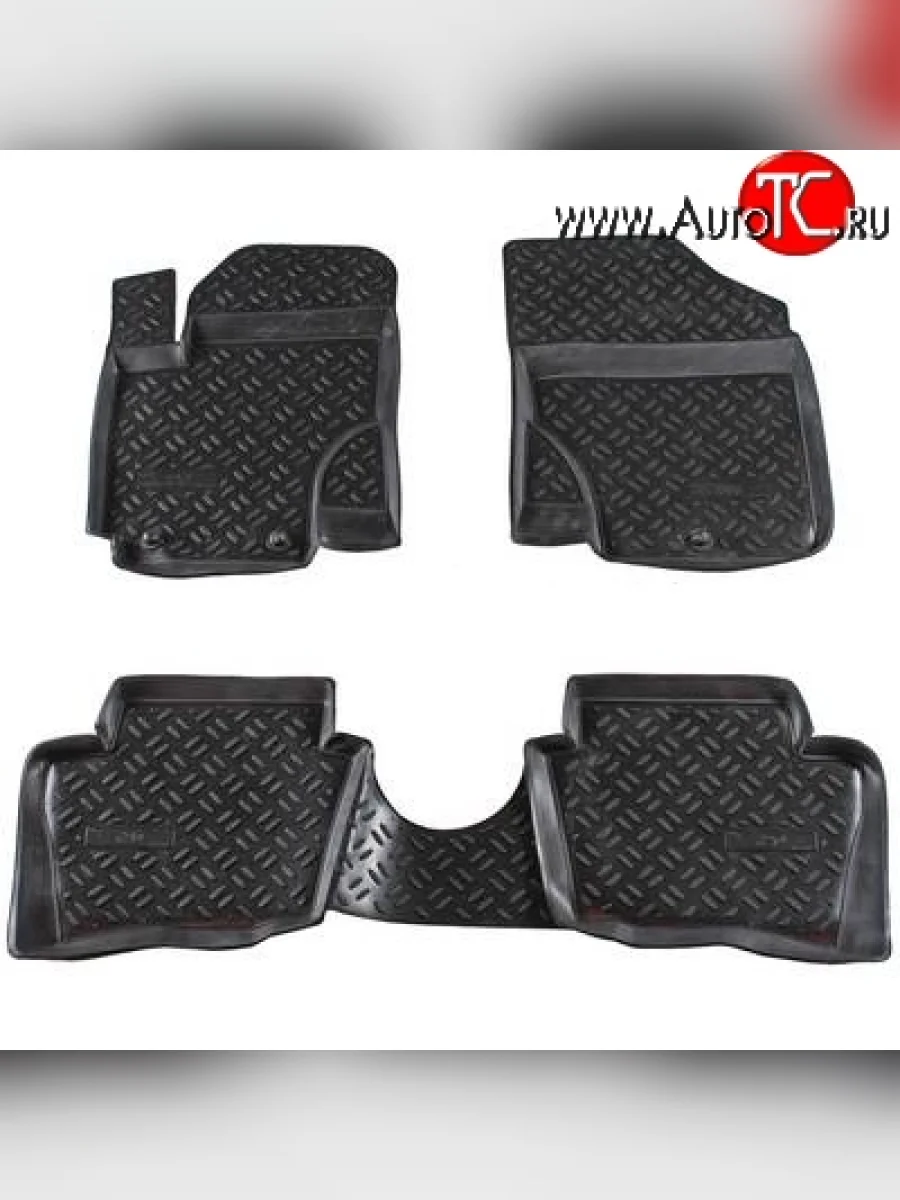 Комплект ковриков в салон Aileron 4 шт. (полиуретан) Hyundai i20 PB хэтчбэк дорестайлинг (2008-2012)  в Керчи Республика Крым