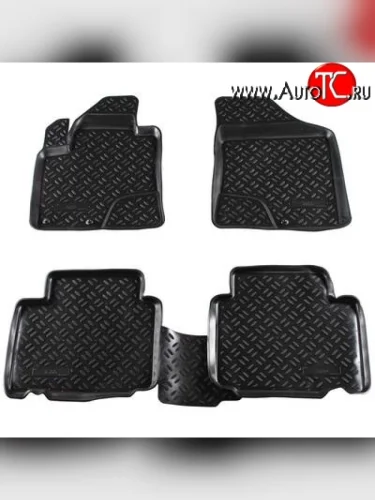 Комплект ковриков в салон Aileron 4 шт. (полиуретан) Hyundai IX55 EN (2006-2013)