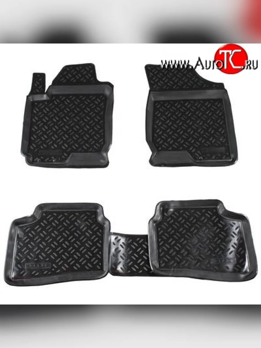 Комплект ковриков в салон Aileron 4 шт. (полиуретан) KIA Ceed 1 ED рестайлинг, хэтчбэк 5 дв. (2010-2012)  с доставкой в г. Керчь