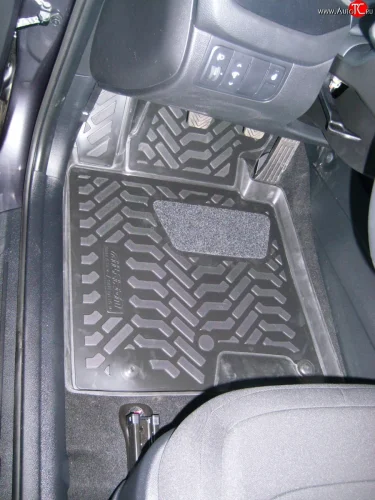 Коврики в салон Aileron 4 шт. (полиуретан) KIA Ceed 1 ED рестайлинг, хэтчбэк 5 дв. (2010-2012)