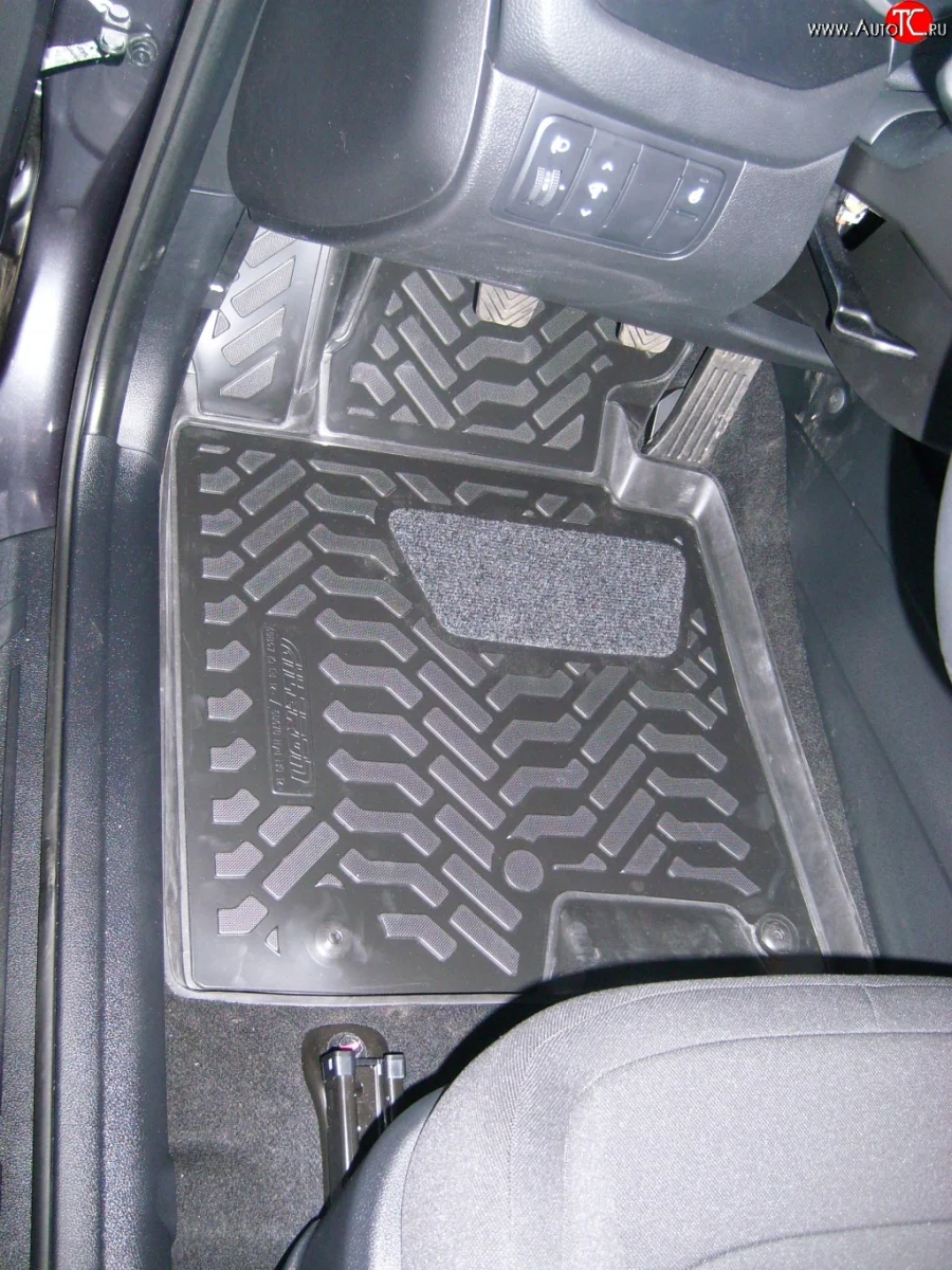 Коврики в салон Aileron 4 шт. (полиуретан) KIA Ceed 1 ED рестайлинг, хэтчбэк 5 дв. (2010-2012)  в Керчи Республика Крым