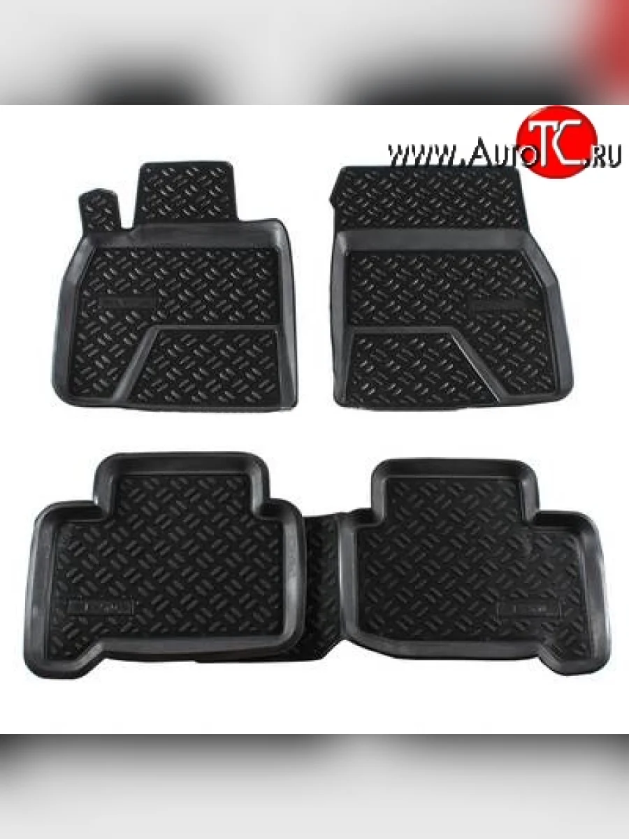 Комплект ковриков в салон Aileron 4 шт. (полиуретан) Lexus LX570 J200 дорестайлинг (2007-2012)  с доставкой в г. Пермь