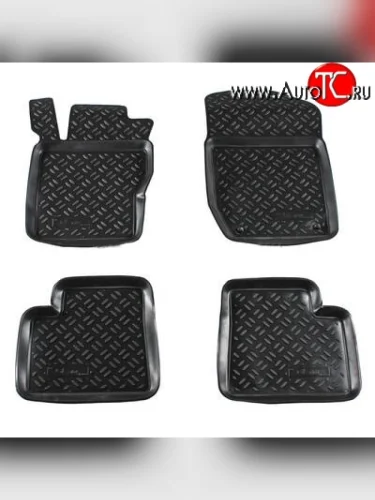 Комплект ковриков в салон Aileron 4 шт. (полиуретан) Mercedes-Benz GL class X164 дорестайлинг (2006-2009)