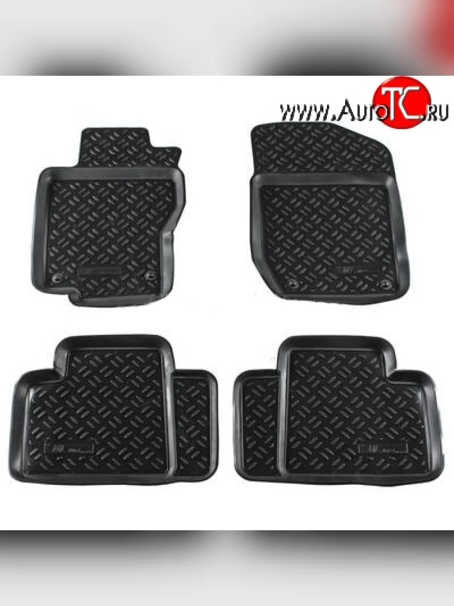 Комплект ковриков в салон Aileron 4 шт. (полиуретан) Mercedes-Benz ML class W164 дорестайлинг (2005-2008)  в Керчи Республика Крым