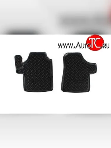 Комплект ковриков в салон Aileron 2 шт. (полиуретан) Mercedes-Benz Vito W639 дорестайлинг (2003-2010)