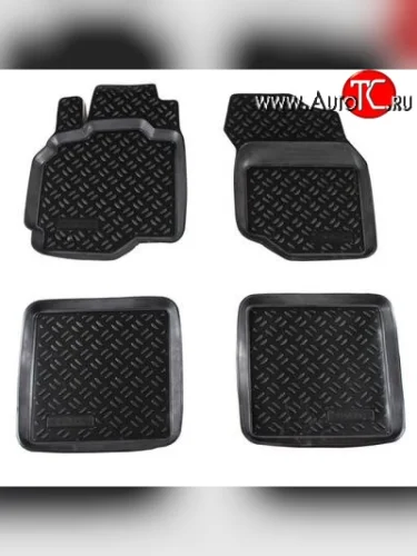 Комплект ковриков в салон Aileron 4 шт. (полиуретан) Mitsubishi Lancer 9 CS седан 1-ый рестайлинг (2003-2005)