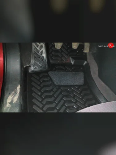 Комплект ковриков в салон Aileron 4 шт. (полиуретан, 3D с подпятником) Nissan Qashqai 1 J10 дорестайлинг (2007-2010)