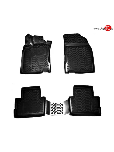 Коврики в салон Aileron 4 шт. (полиуретан) Nissan Qashqai 2 J11 рестайлинг (2017-2022)