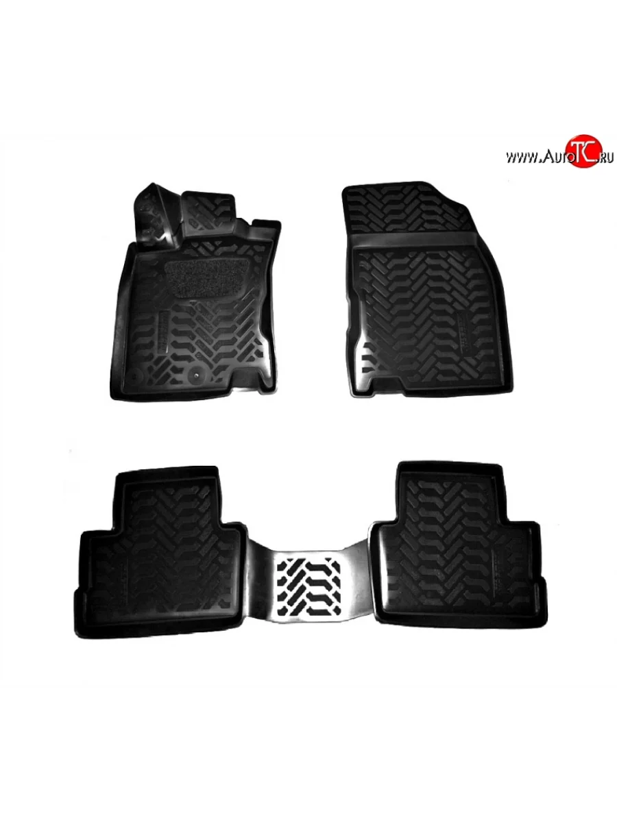 Коврики в салон Aileron 4 шт. (полиуретан) Nissan Qashqai 2 J11 рестайлинг (2017-2022)  в Керчи Республика Крым