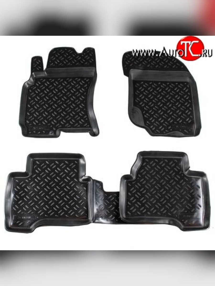 Комплект ковриков в салон Aileron 4 шт. (полиуретан) Nissan X-trail 1 T30 дорестайлинг (2000-2003)  в Керчи Республика Крым