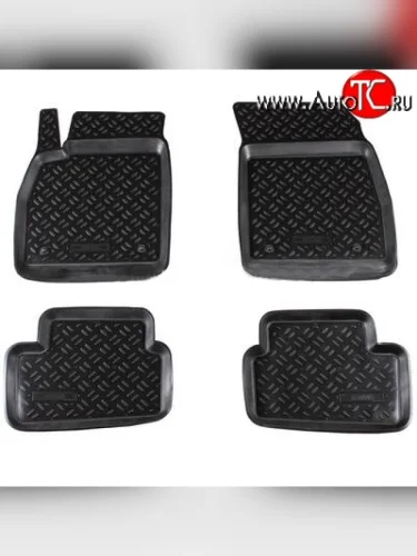 Комплект ковриков в салон Aileron 4 шт. (полиуретан) Opel Astra J хэтчбек 5 дв. дорестайлинг (2009-2012)