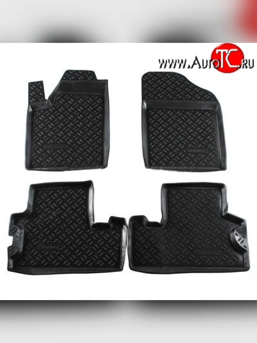 Комплект ковриков в салон Aileron 4 шт. (полиуретан) CITROEN Berlingo M59 рестайлинг (2002-2012)  в Перми Пермском крае