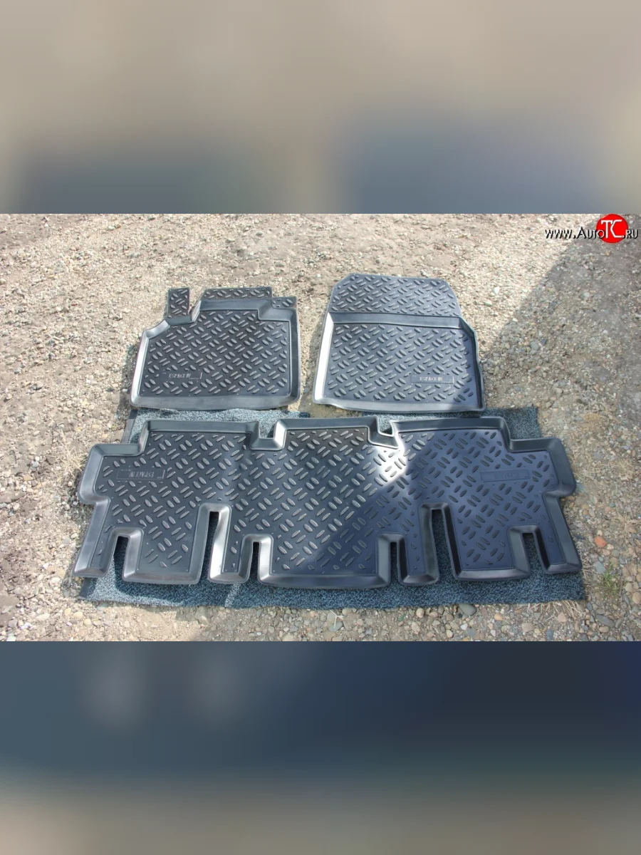 Коврики в салон Aileron 3 шт. (полиуретан) Renault Espace 4 (2002-2014)  в Самаре Самарской области