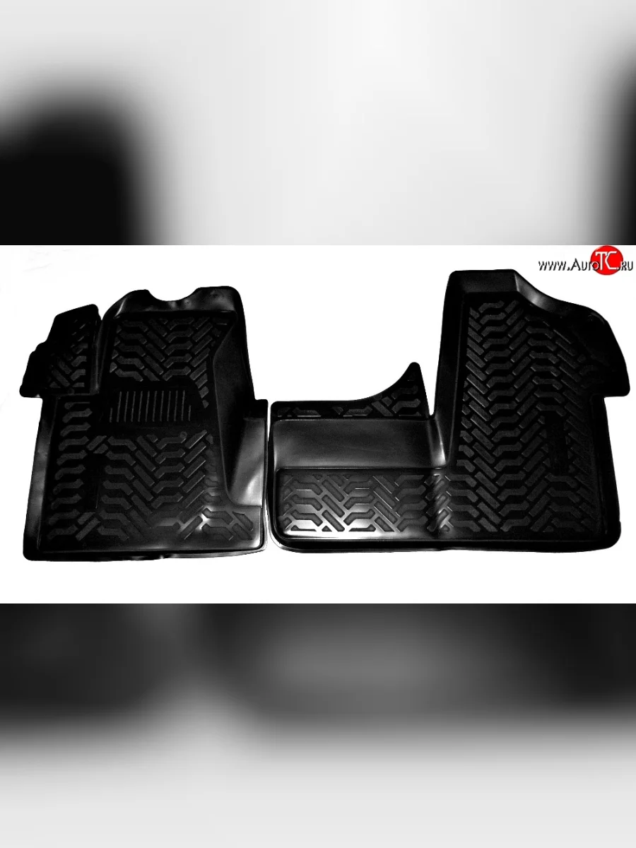 Коврики в салон Aileron 2 шт. (полиуретан, передние) Renault Master FV,JV фургон дорестайлинг (2010-2015)  с доставкой в г. Керчь