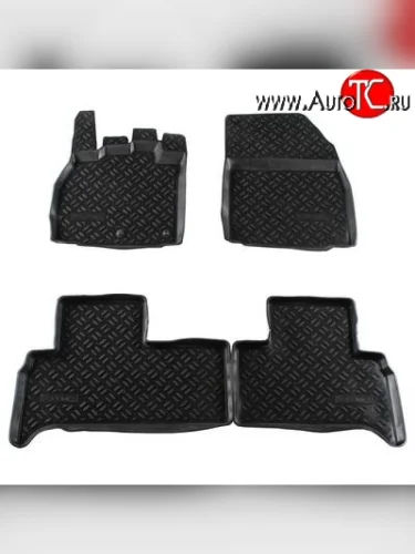 Комплект ковриков в салон Aileron 4 шт. (полиуретан) Renault Scenic 3 (2009-2012)