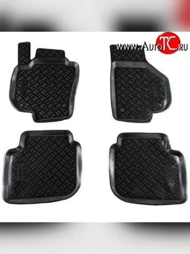 Комплект ковриков в салон Aileron 4 шт. (полиуретан) Skoda Superb B6 (3T5) универсал доресталийнг (2009-2013)