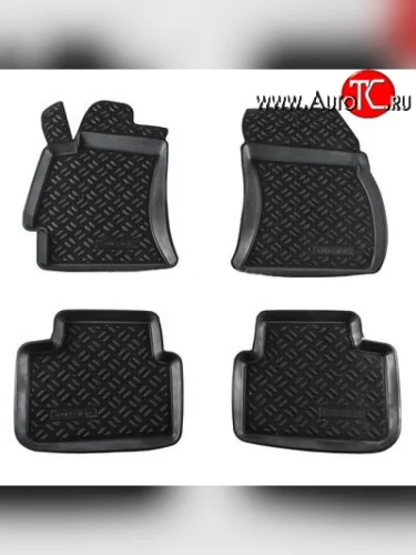 Комплект ковриков в салон Aileron 4 шт. (полиуретан). Subaru Forester SH (2008-2013)