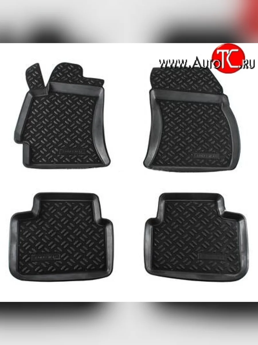 Комплект ковриков в салон Aileron 4 шт. (полиуретан). Subaru Forester SH (2008-2013)  в Самаре Самарской области