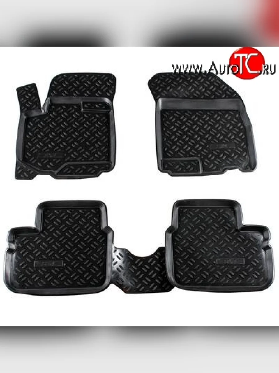 Комплект ковриков в салон Aileron 4 шт. (полиуретан) Suzuki SX4 GYA,GYB  рестайлинг, хэтчбэк (2010-2016)  в Керчи Республика Крым