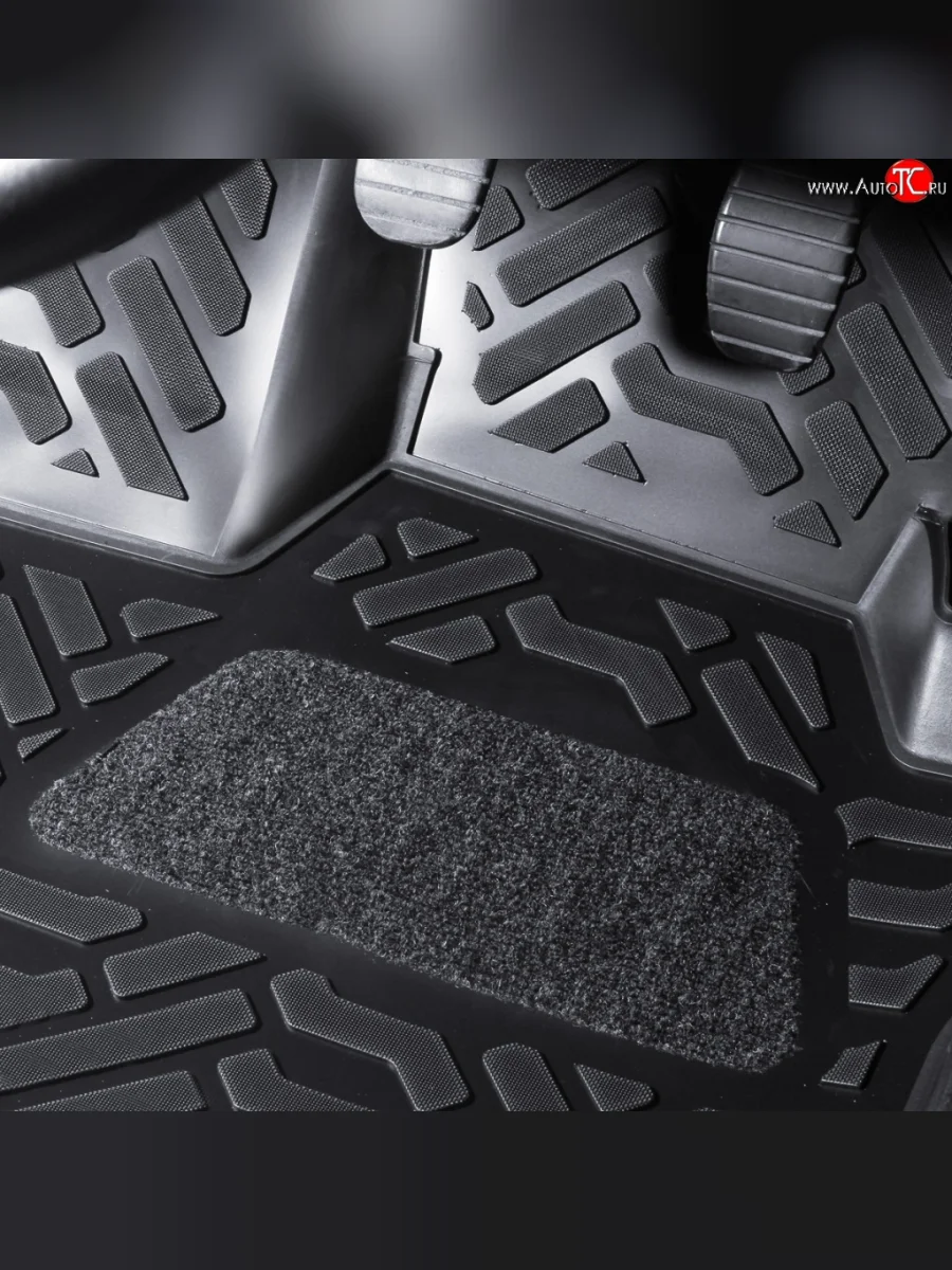 Коврики в салон Aileron 4 шт. (полиуретан) Toyota Avensis T250 седан дорестайлинг (2003-2006)  в Керчи Республика Крым