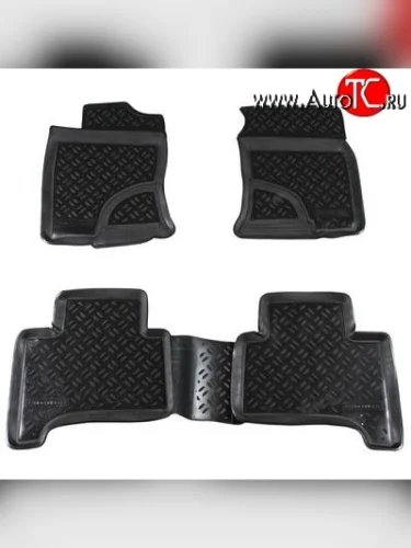 Комплект ковриков в салон Aileron 4 шт. (полиуретан) Toyota Land Cruiser Prado J120 (2002-2009) Комплект ковриков в салон Aileron 4 шт. (полиуретан) Toyota Land Cruiser Prado J120 (2002-2009)