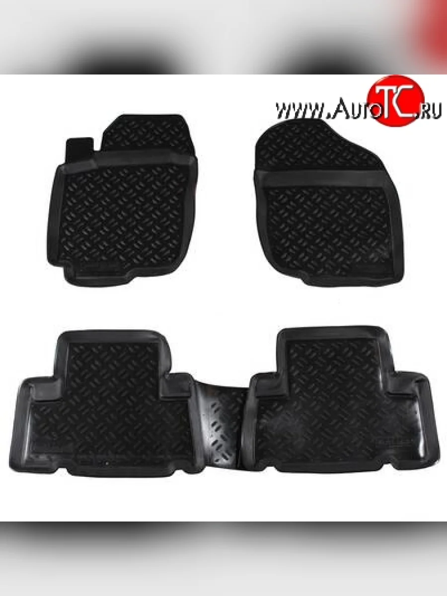 Комплект ковриков в салон Aileron 4 шт. (полиуретан) Toyota RAV4 XA30 5 дв. 1-ый рестайлинг (2008-2010)  в Самаре Самарской области