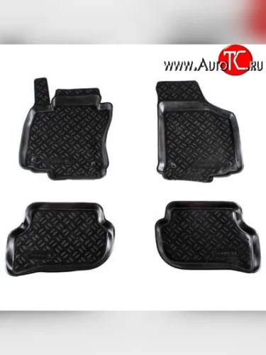 Комплект ковриков в салон Aileron 4 шт. (полиуретан) Volkswagen Golf  6 Mk6 (2008-2014) хэтчбэк 5 дв.