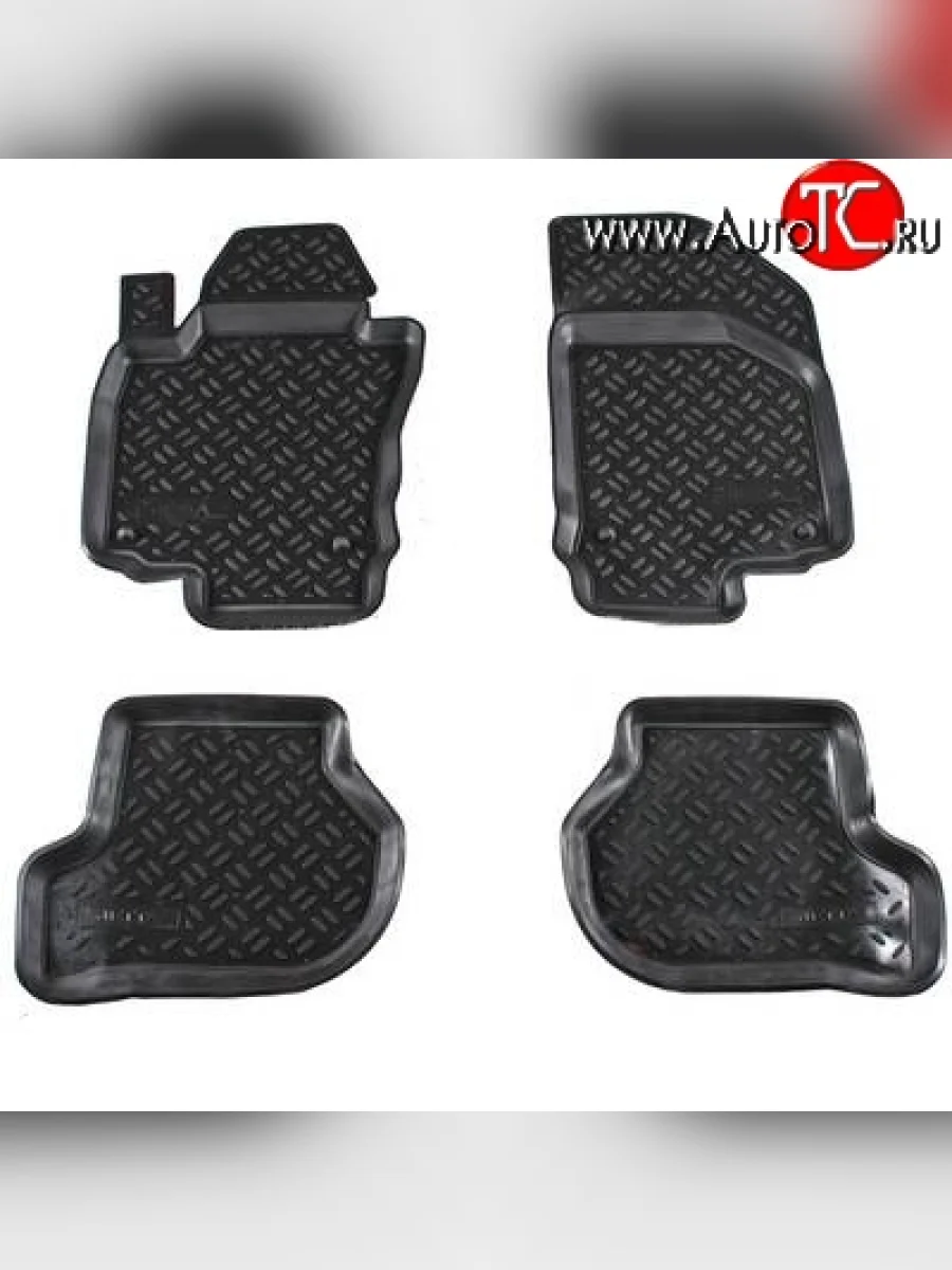 Комплект ковриков в салон Aileron 4 шт. (полиуретан) Volkswagen Jetta A5 седан (2005-2011)  в Керчи Республика Крым