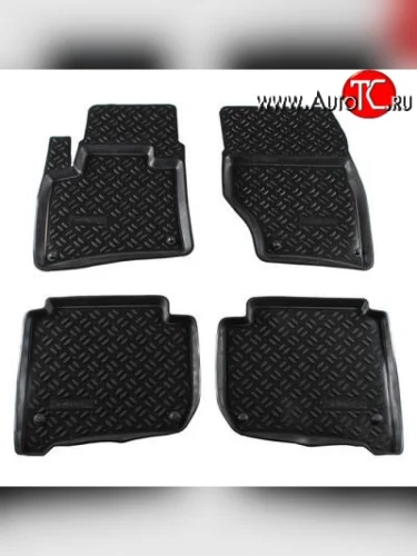 Комплект ковриков в салон Aileron 4 шт. (полиуретан) Volkswagen Touareg 2 NF дорестайлинг (2010-2014)