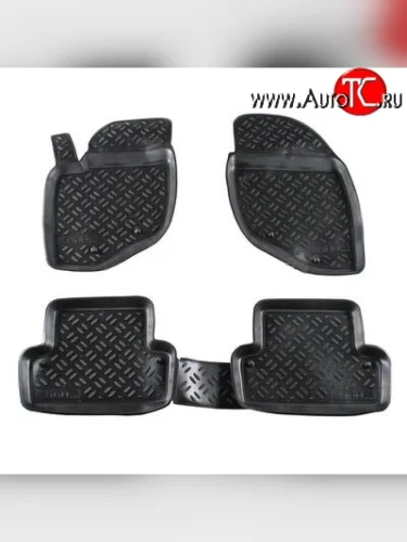 Комплект ковриков в салон Aileron 4 шт. (полиуретан) Volvo S60 RS,RH седан дорестайлинг (2000-2004)